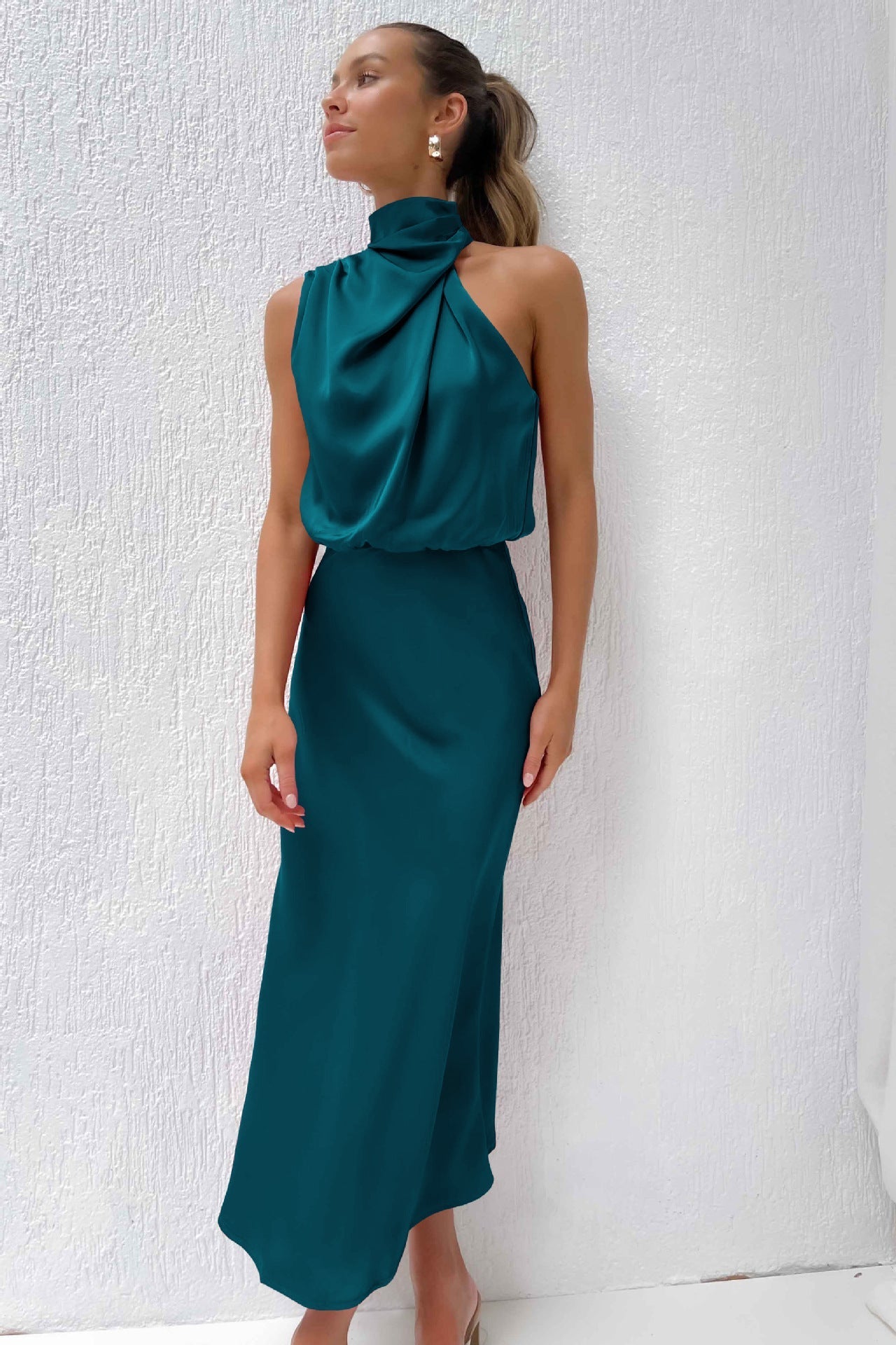 Tyra | Rochie de seară elegantă cu decolteu halter
