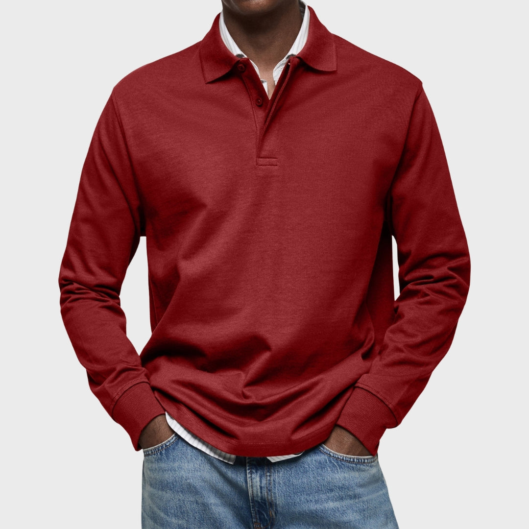 Eduardo - Polo De Luxo Cu Mâneci Lungi
