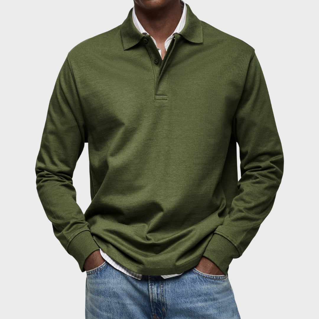 Eduardo - Polo De Luxo Cu Mâneci Lungi