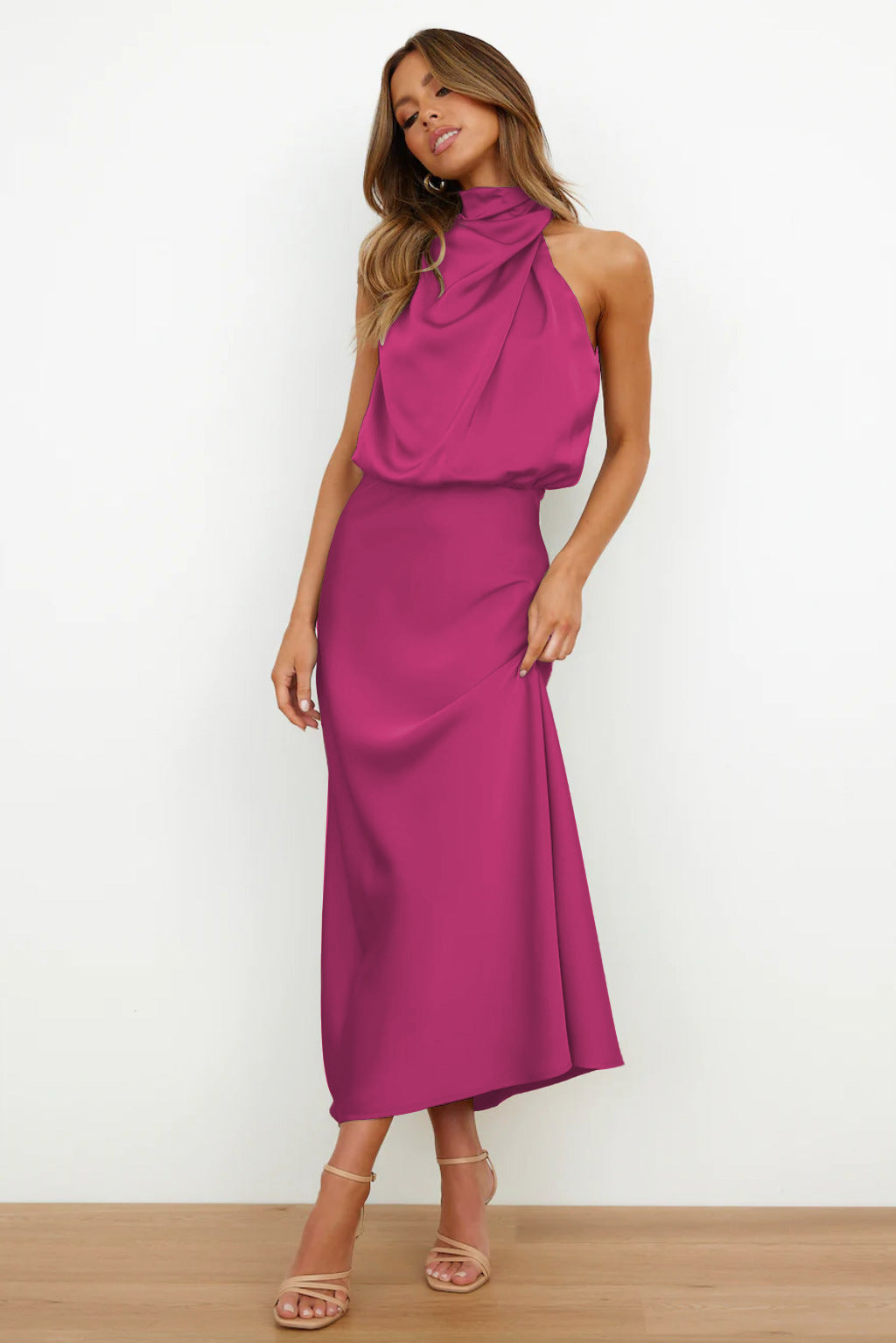 Tyra | Rochie de seară elegantă cu decolteu halter