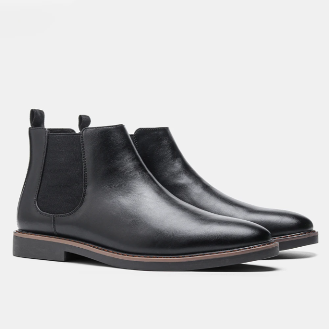 Dinis - Botine Chelsea din Piele