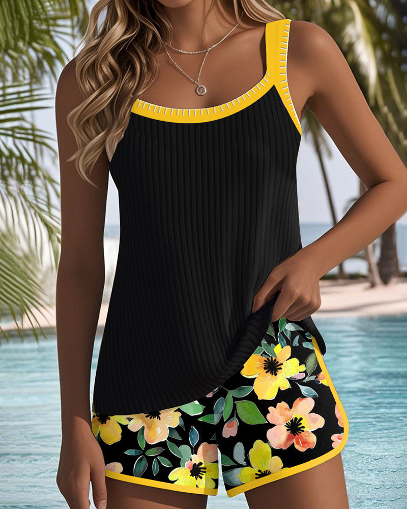 Catarina | Set de Tankini Elegant în Două Piese