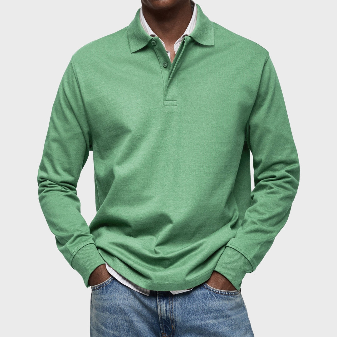 Eduardo - Polo De Luxo Cu Mâneci Lungi