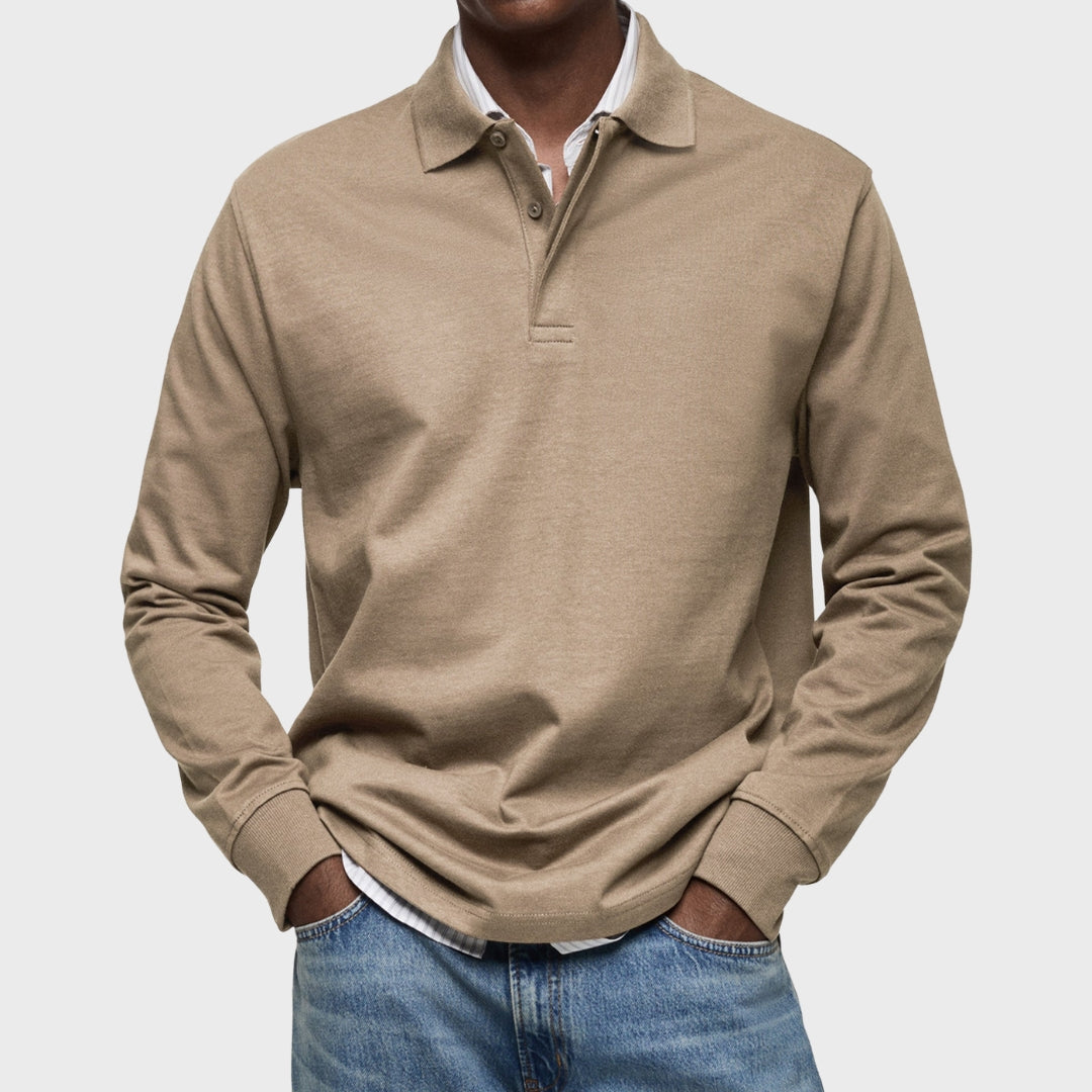 Eduardo - Polo De Luxo Cu Mâneci Lungi