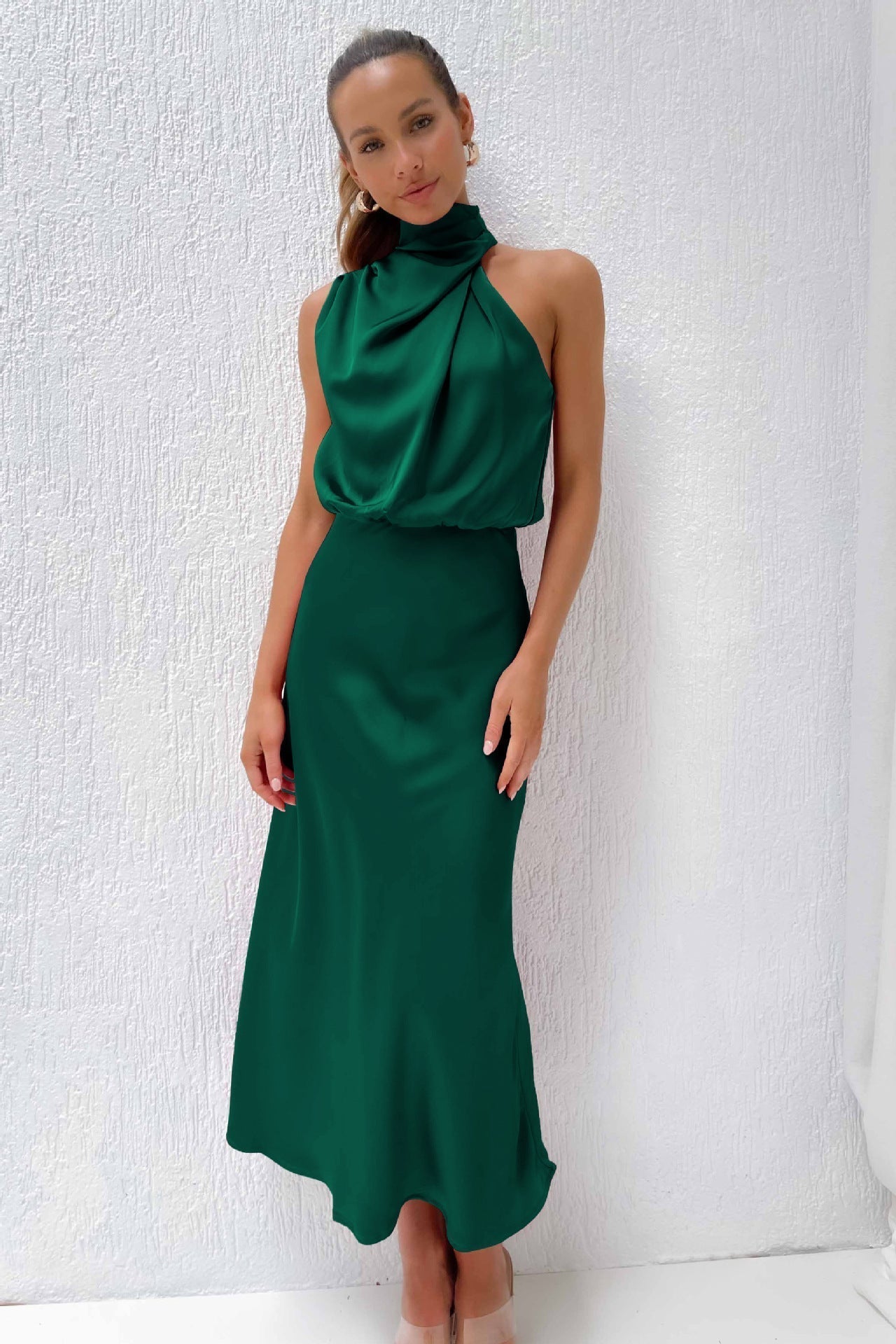 Tyra | Rochie de seară elegantă cu decolteu halter