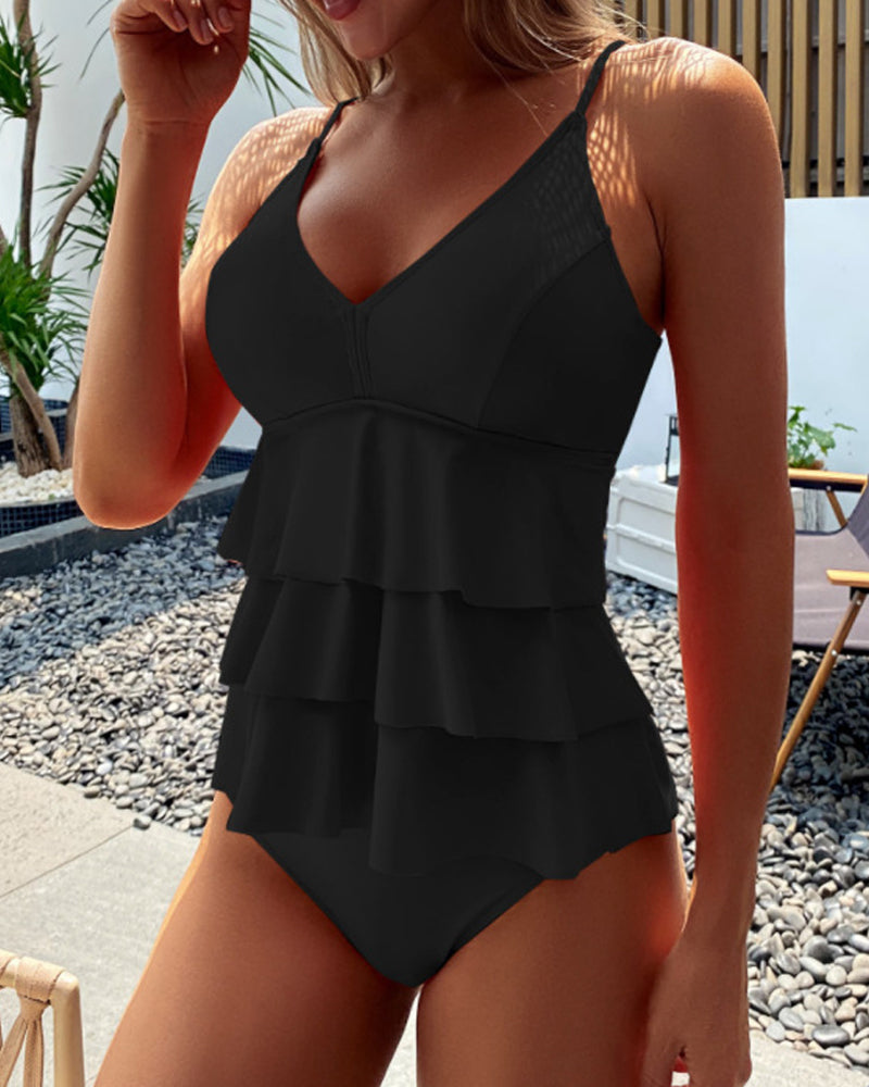 Madalena - Costum de Baie Elegant cu Dantelă Stilată
