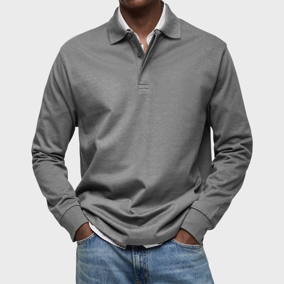 Eduardo - Polo De Luxo Cu Mâneci Lungi