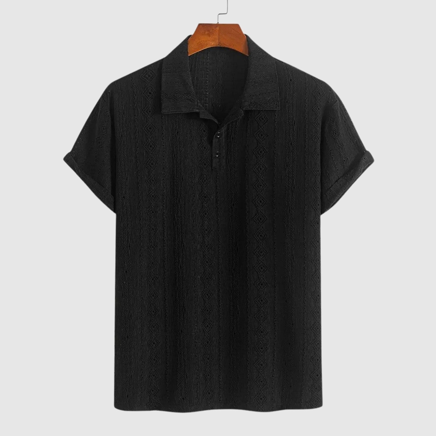 Tivadar – Tricou fin tricotat cu design texturat