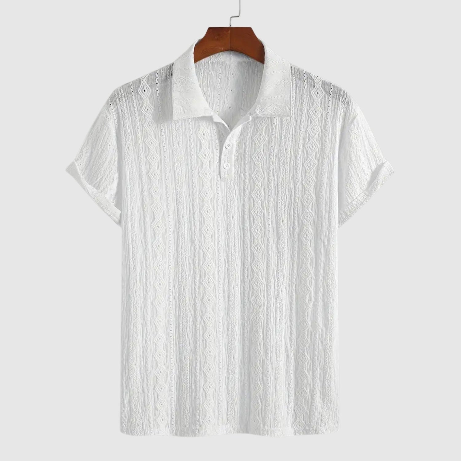 Tivadar – Tricou fin tricotat cu design texturat