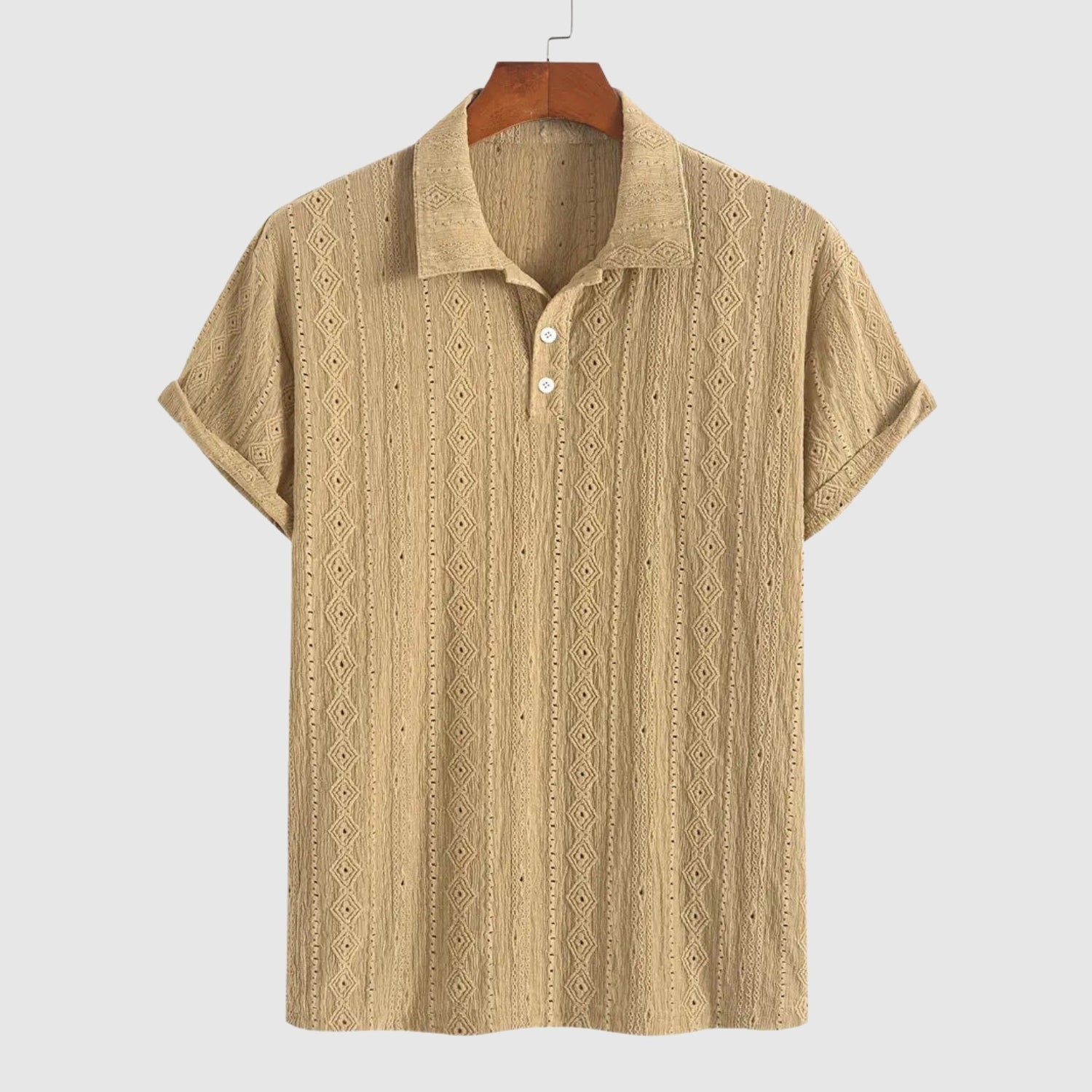 Tivadar – Tricou fin tricotat cu design texturat