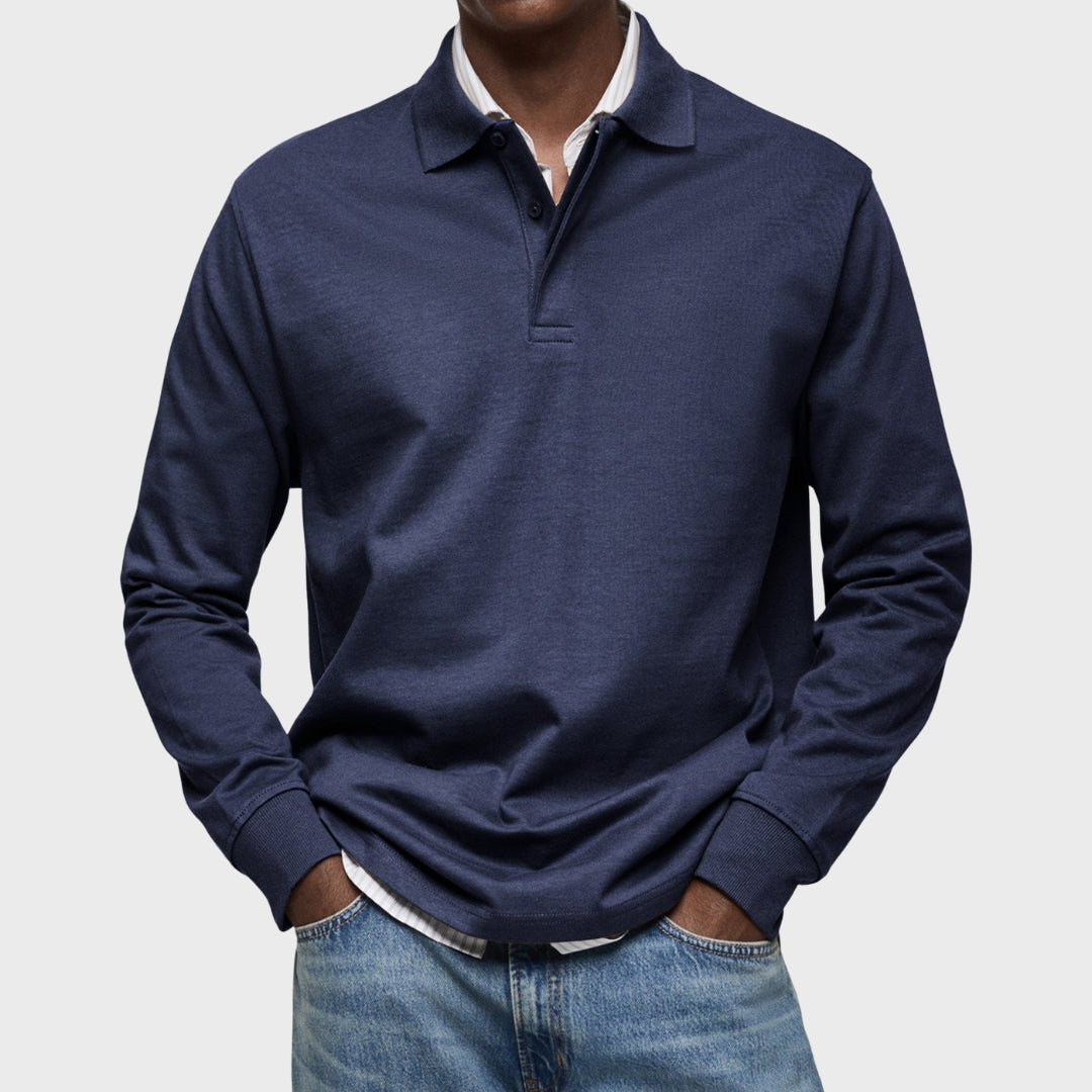 Eduardo - Polo De Luxo Cu Mâneci Lungi