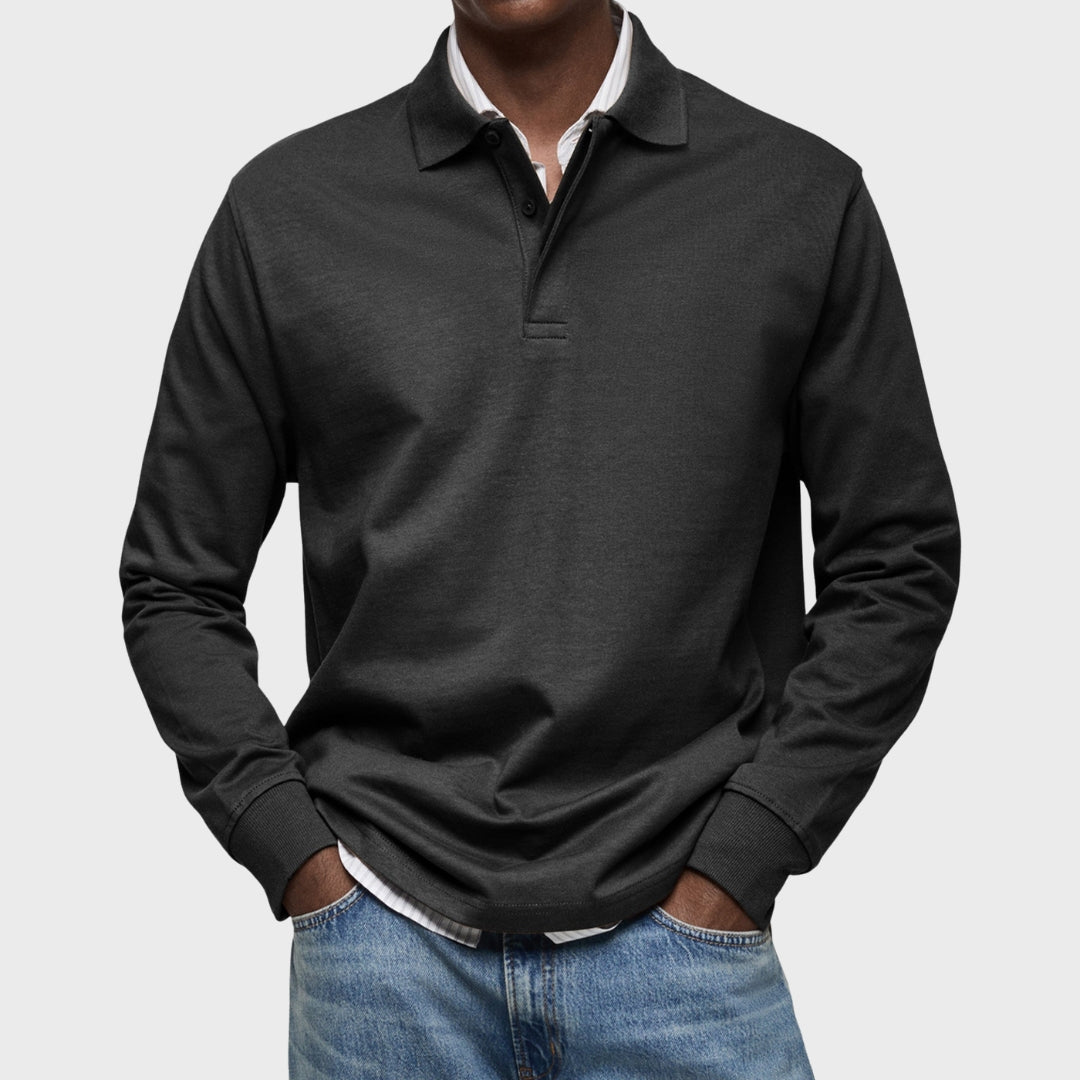 Eduardo - Polo De Luxo Cu Mâneci Lungi