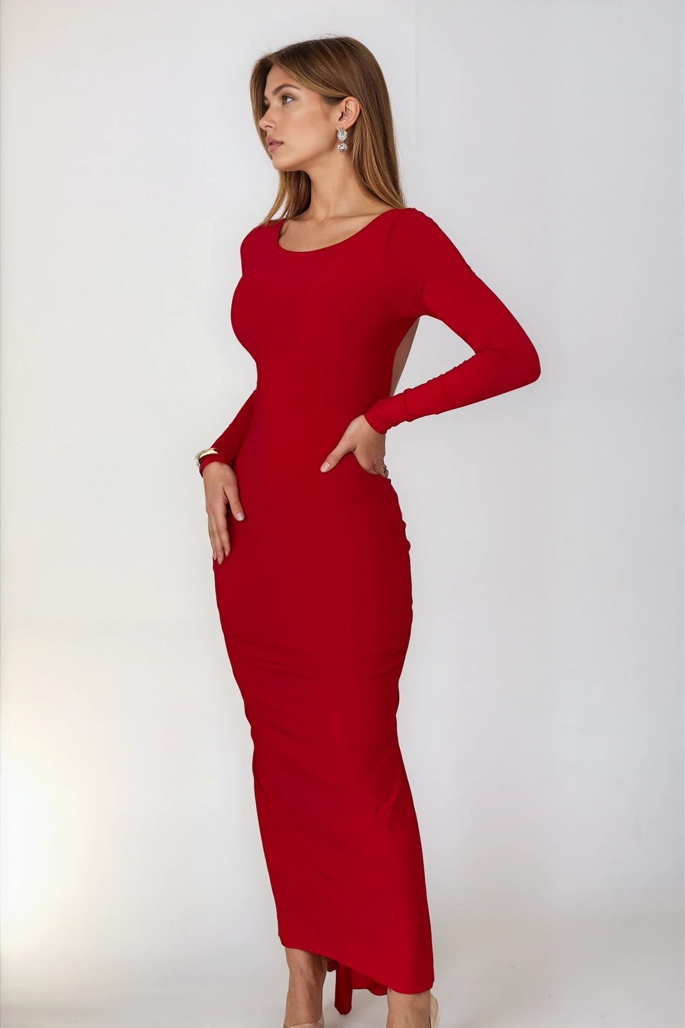 Agathe | Rochie elegantă cu spatele gol