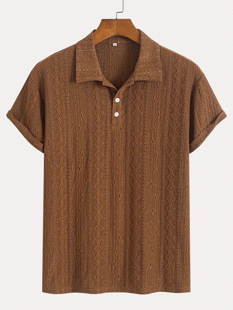 Tivadar – Tricou fin tricotat cu design texturat