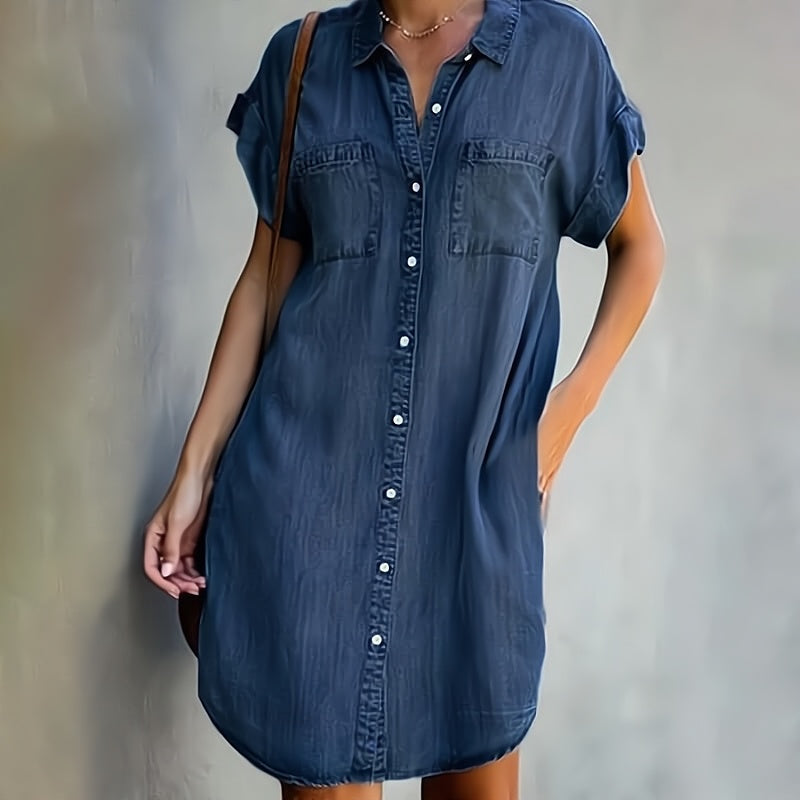 Helen | Rochie Chemisier Butonată