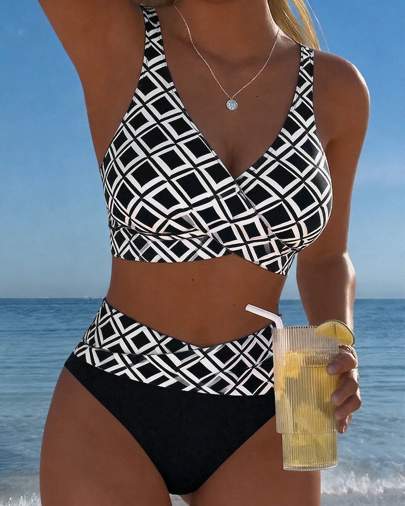Letícia - Costum de Baie cu Model de Diamant