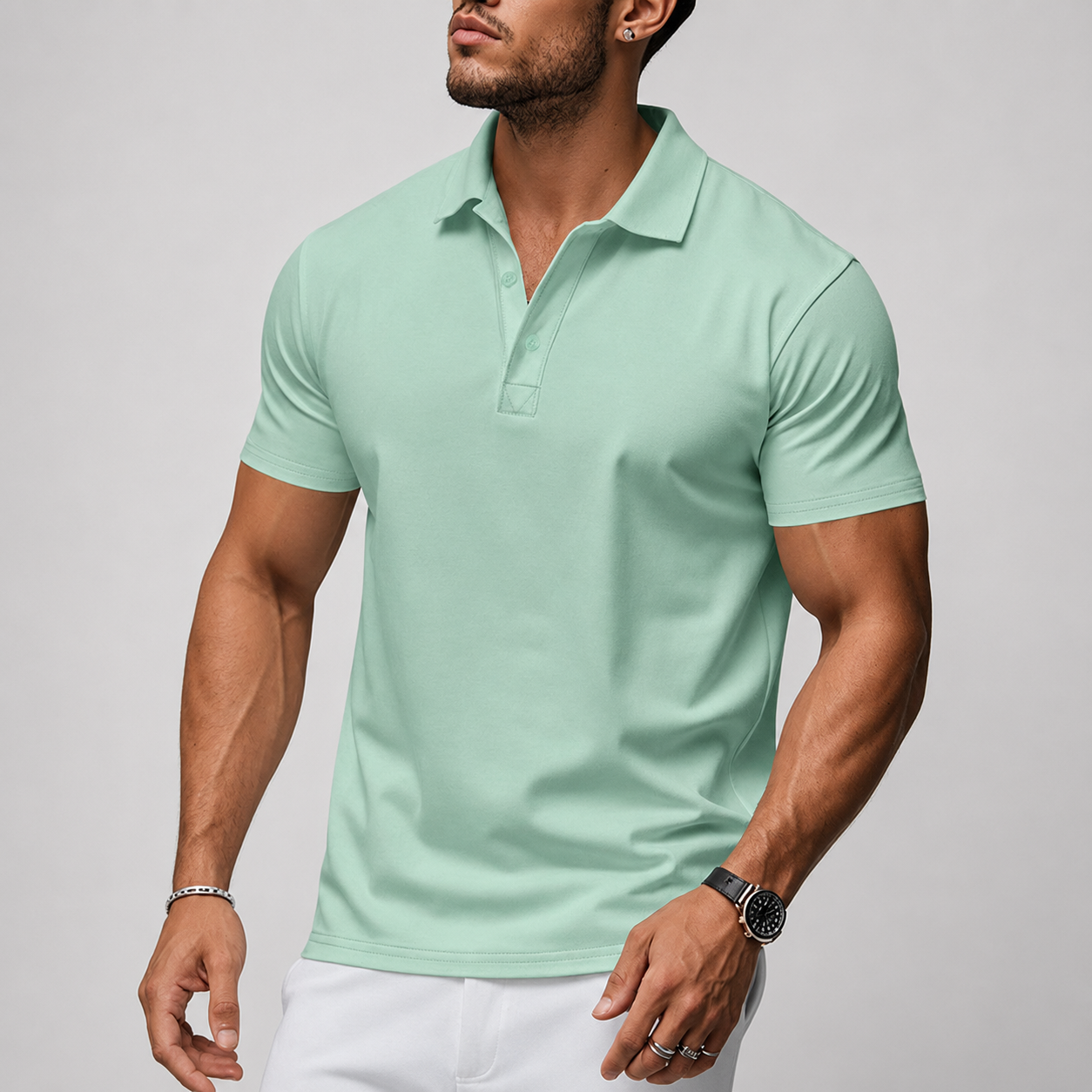 Zoltán - Tricou Casual pentru Bărbați